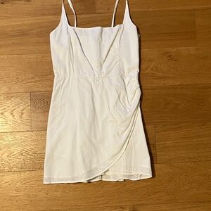 Abercrombie & Fitch White Smocked Dress size medium
